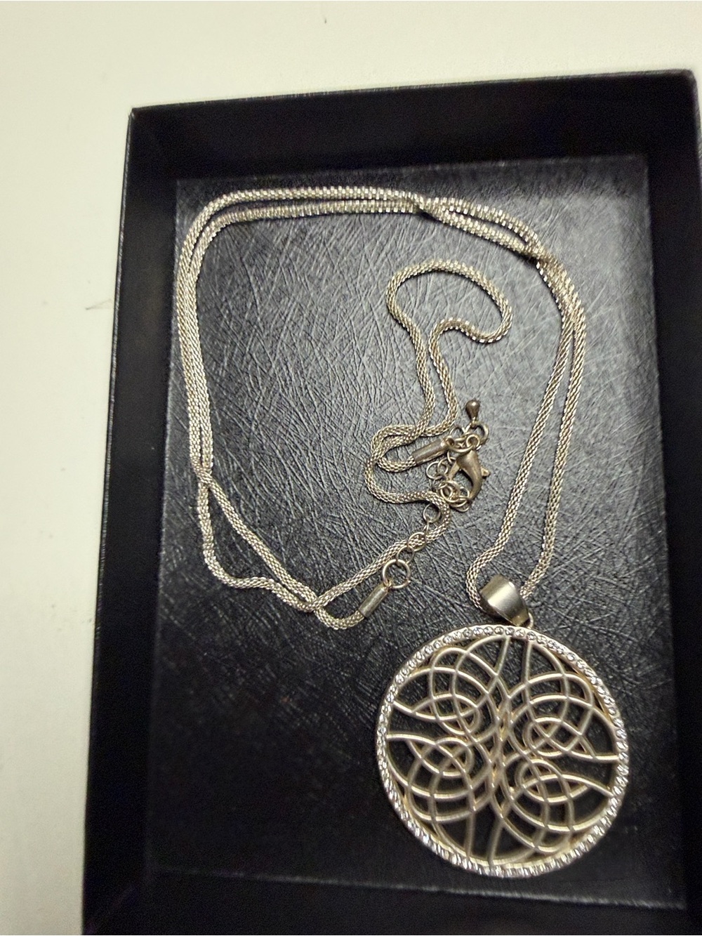 Silver Filigree Tree of Life Pendant Necklace - Elegant Women's Jewelry
